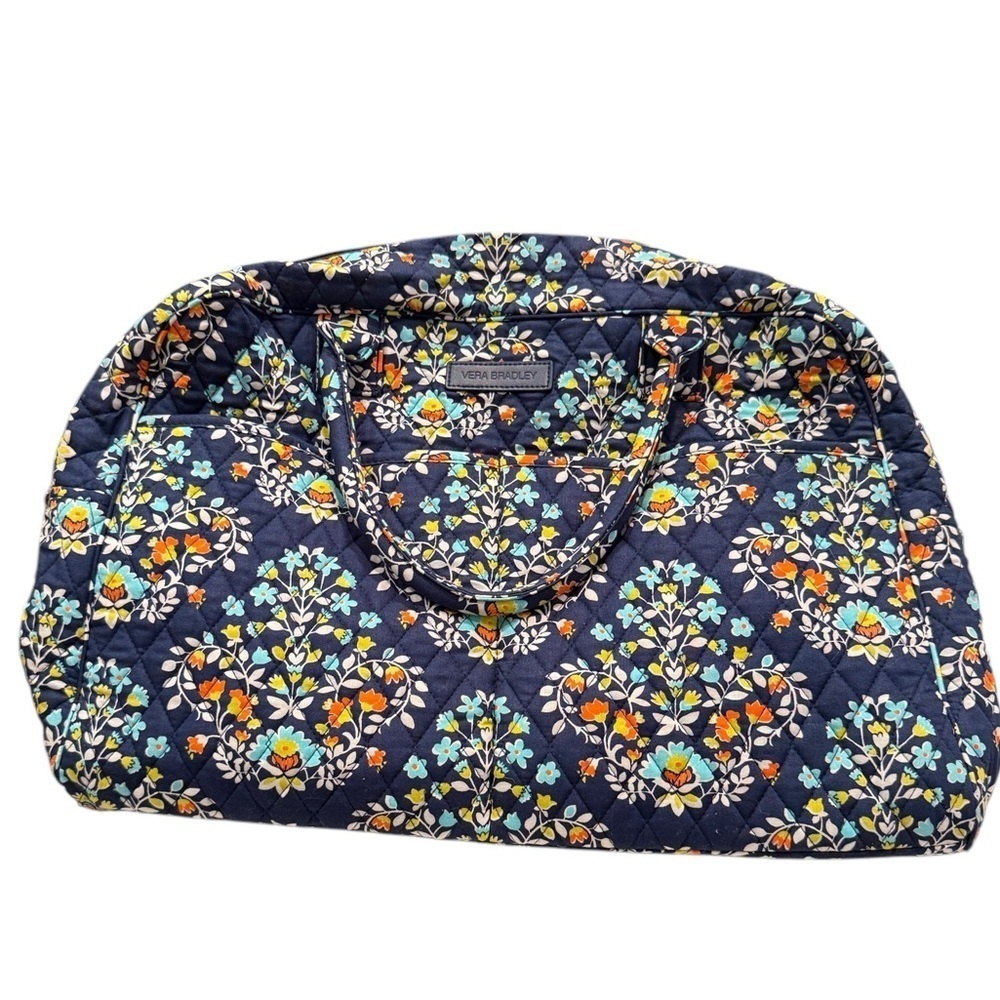 Vera Bradley Tote in Retired Pattern "Chandelier Floral" Vintage Pattern,Large